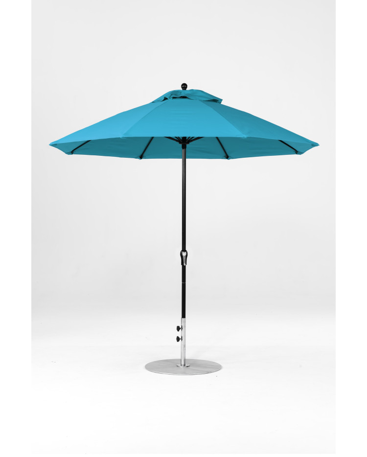 9 FT Commercial Market Umbrella with Crank, No Tilt - FRAME ONLY