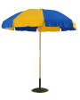 6.5' Square Commercial Market Style Umbrella - marine grade fabric