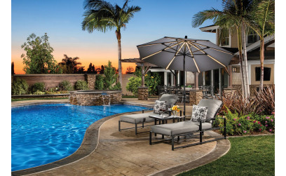 What are the different types of tilt patio umbrellas?