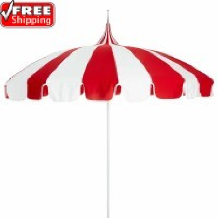 8.5' Pagoda Umbrella California Umbrella - Sunbrella