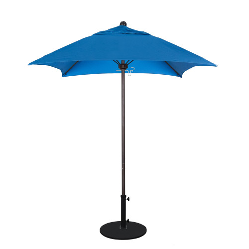  Venture Series 6' Square Fiberglass Commercial Grade Umbrella