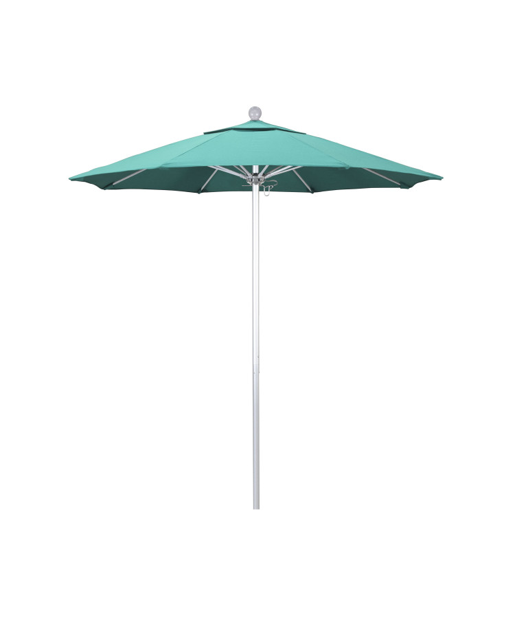California Umbrella 7.5' Octagon Fiberglass Commercial Umbrella - Olefin