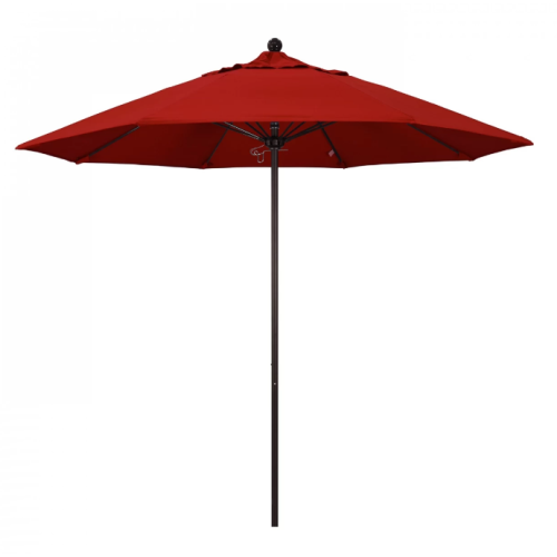 Ventura Coastal 9' Round Fiberglass Commercial Umbrella - Polyester