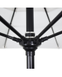 Sun Master 9' Round Fiberglass Collar Tilt Umbrella  - Pacifica