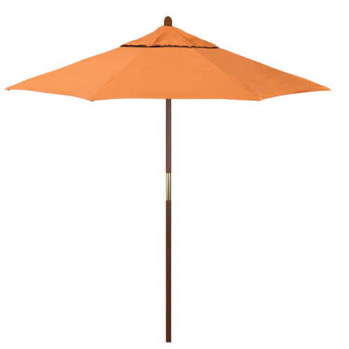 7.5 FT Octagon Wood Umbrella - Olefin