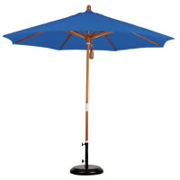 California Umbrella  - 9 FT Octagon Wood Umbrella - Olefin