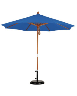 California Umbrella  - 9 FT Octagon Wood Umbrella - Olefin