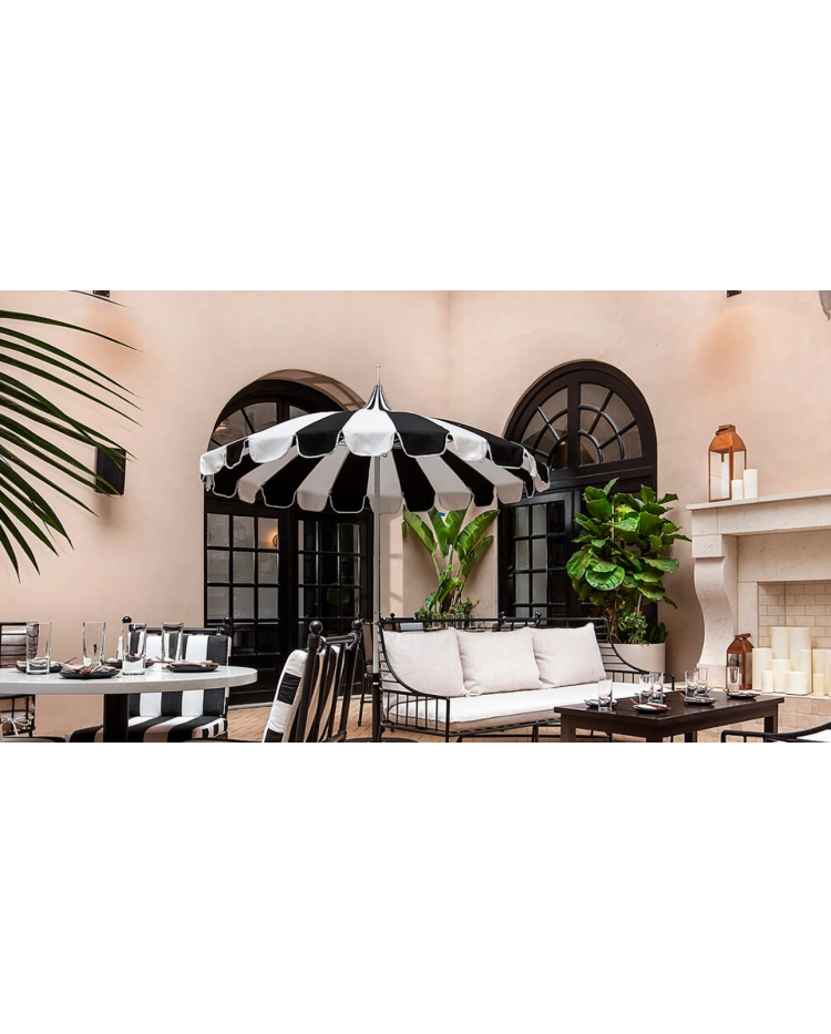 8.5' Pagoda Umbrella - Sunbrella
