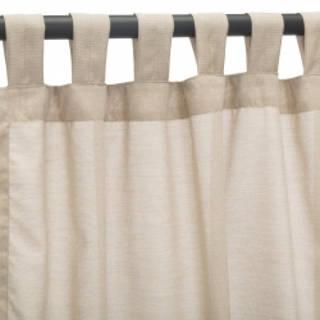 Sunbrella Outdoor Curtain with Tab Top - Wren (SHEER)