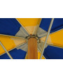 6.5' Square Commercial Market Style Umbrella - marine grade fabric