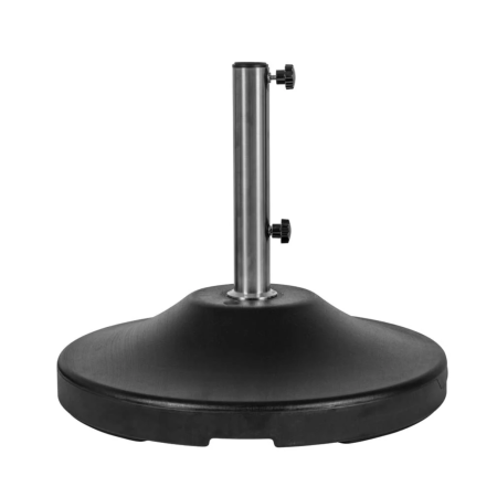 120 LB Resin Concrete Filled Base W/ Roller Wheel 120 LB Resin Concrete Filled Base W/ Roller Wheel