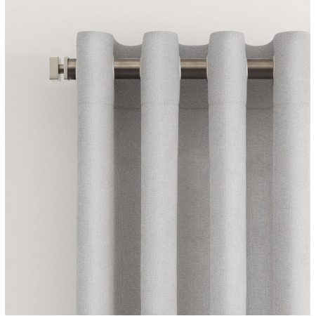 Sunbrella® Outdoor & Indoor Curtains with Grommets - Finley Gravel
