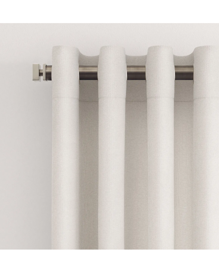 Sunbrella® Outdoor & Indoor Curtains with Grommets - Finley Parchment