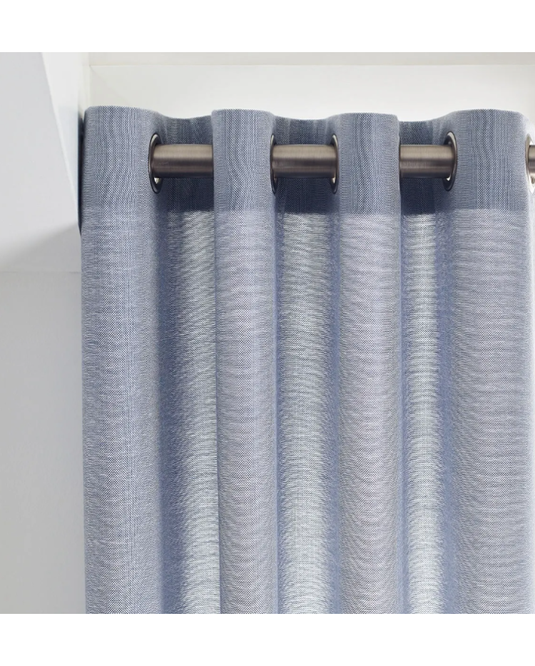 Sunbrella® Outdoor & Indoor Curtains with Grommets - Finley Slate