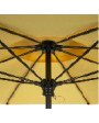 Fiberbuilt Lucaya 7.5' Square Pulley Aluminum Umbrella