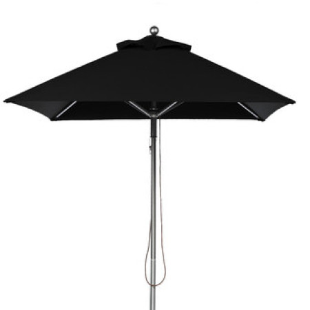 6.5' Square Commercial Market Style Umbrella - marine grade fabric