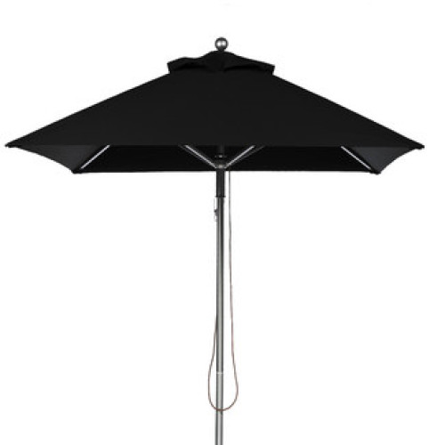 6.5' Square Commercial Market Style Umbrella - marine grade fabric