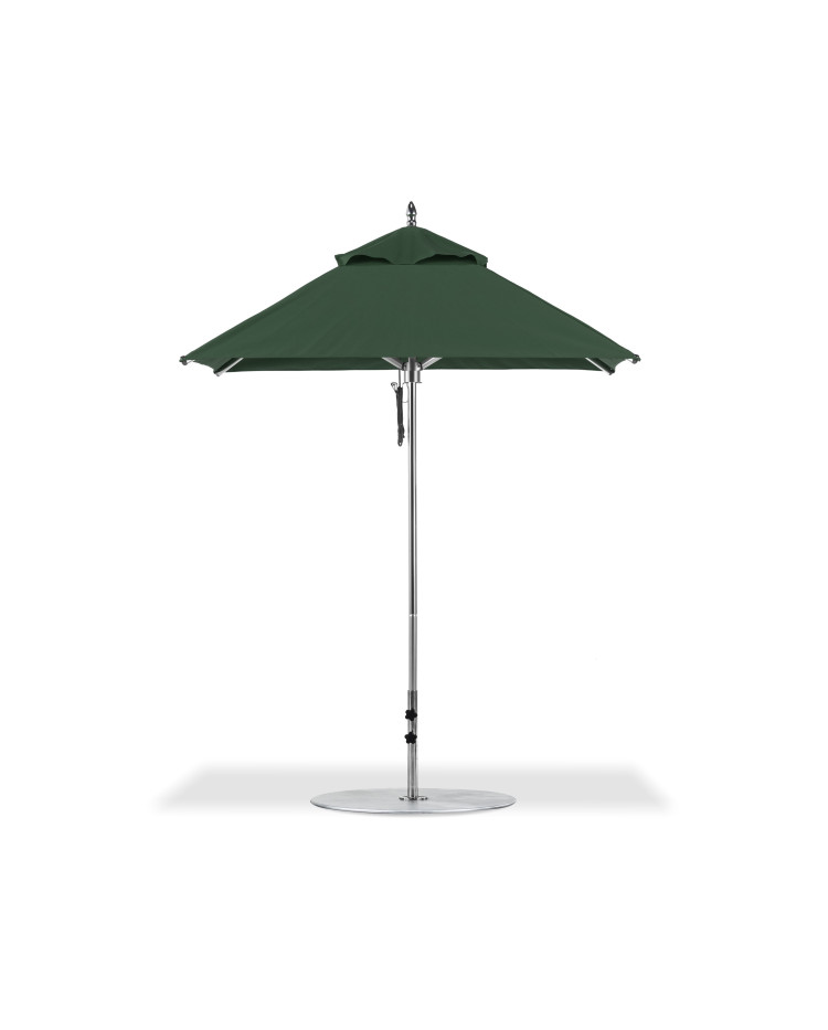 Greenwich Collection 7.5 X 7.5 Foot Square Aluminum Commercial Umbrella