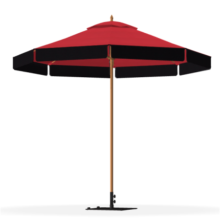 Monterey 9' Fiberglass Umbrella - crank lift, no tilt CUSTOM