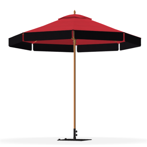 Monterey 9' Fiberglass Umbrella - crank lift, no tilt CUSTOM