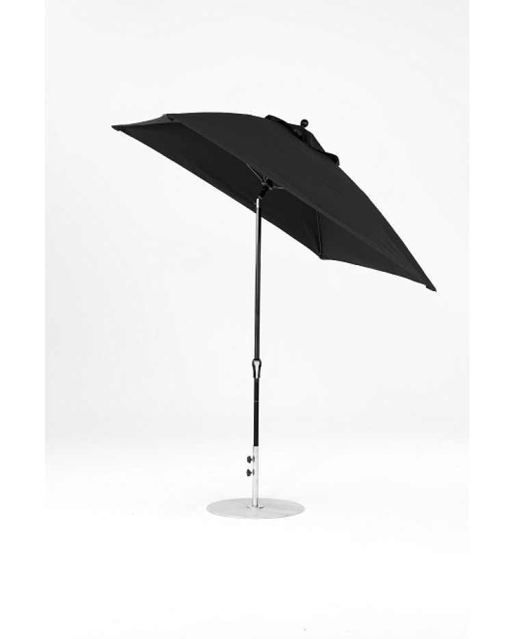 6.5 FT SQUARE Commercial Market Umbrella with Crank, Auto-Tilt
