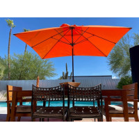 Monterey 8x10 FT Fiberglass Market Umbrella CRANK/AUTO TILT