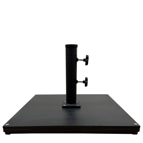 Galtech 120 LBS Square Commercial Umbrella Base - BLACK