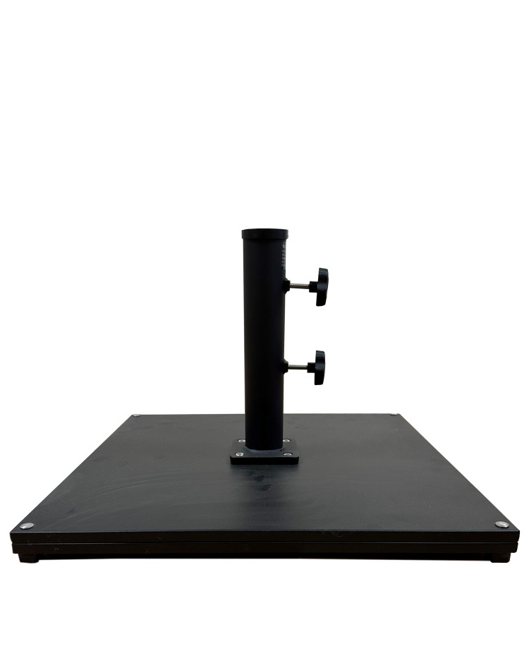 Galtech 170 LBS Square Commercial Umbrella Base - BLACK