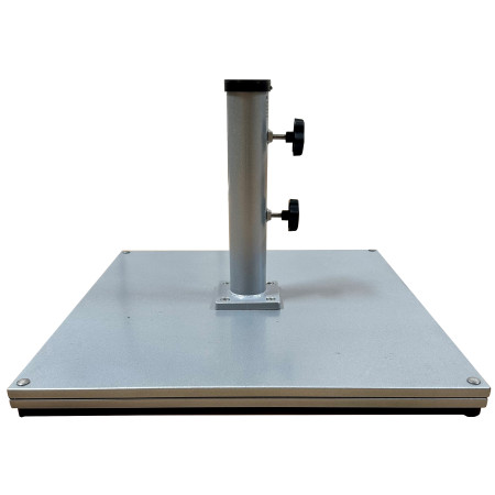 Galtech 120 LBS Square Commercial Umbrella Base - SILVER