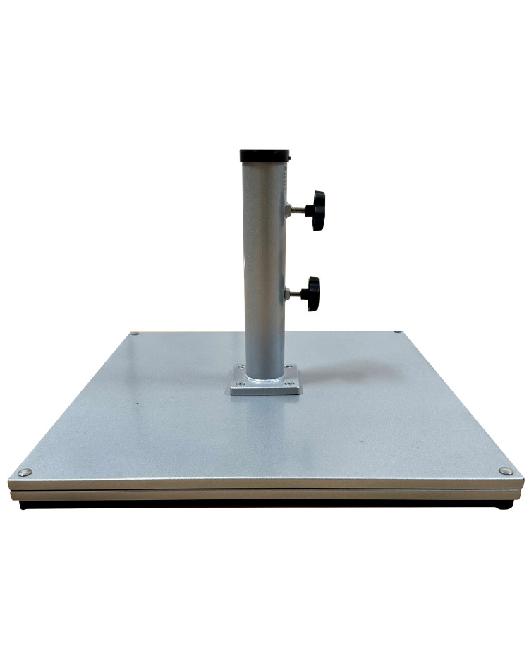 Galtech 170 LBS Square Commercial Umbrella Base - SILVER