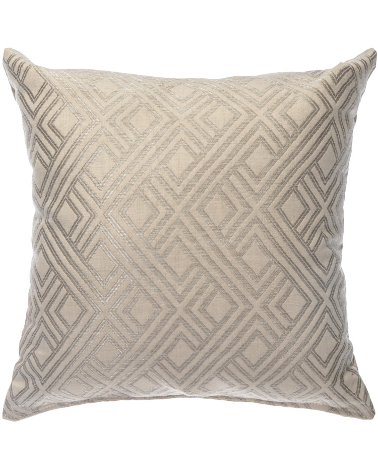 Sunbrella 18"x18" Square Throw Pillow - Integrated Pewter Sunbrella 18"x18" Square Throw Pillow - Integrated Pewter