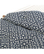 Hatteras Hammock Large Tufted Hammock - Sunbrella Luxe Indigo