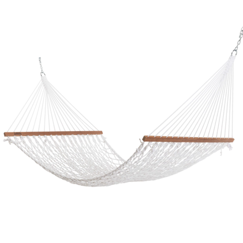 Deluxe White Duracord Rope Hammock Deluxe White Duracord Rope Hammock