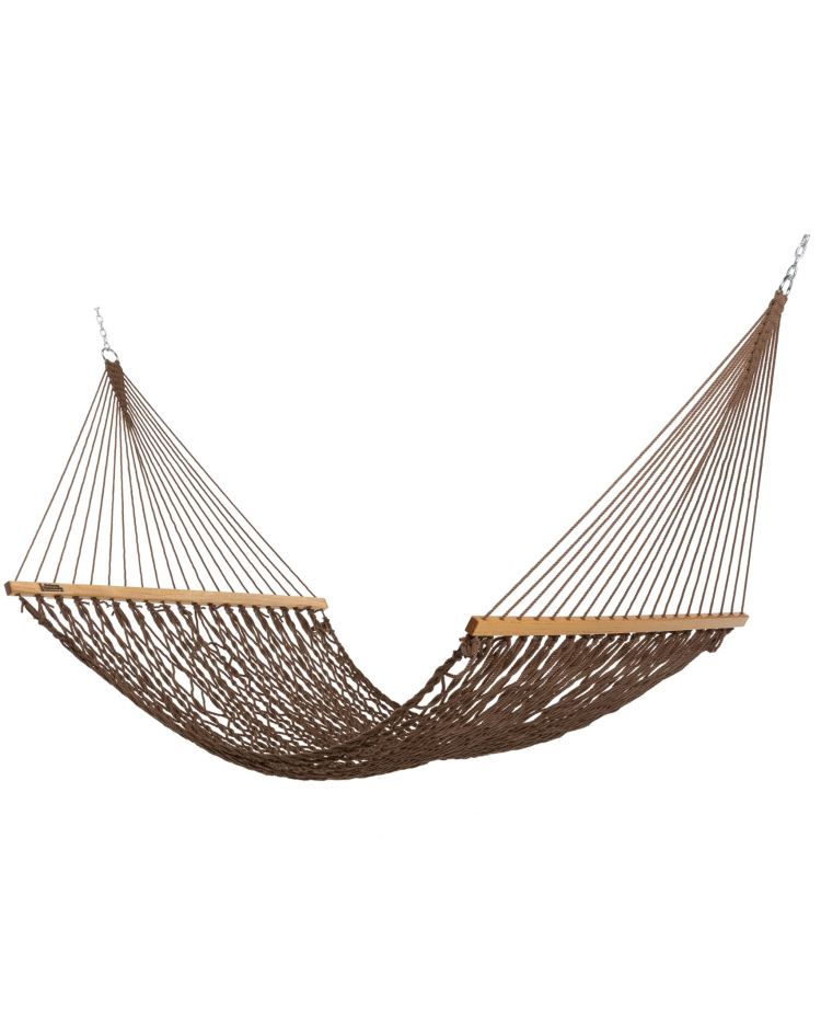 Large Antique Brown Duracord Rope Hammock
