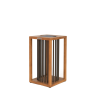 Akin Solar Outdoor Light - Teak