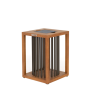 Akin Solar Outdoor Light - Teak