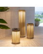 ALTO Solar Outdoor Light - Weather teak with taupe acrylic rope
