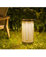 ALTO Solar Outdoor Light - Weather teak with taupe acrylic rope