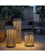 ALTO Solar Outdoor Light - Weather teak with taupe acrylic rope