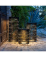 Dala Outdoor Solar Lantern - Gunmetal