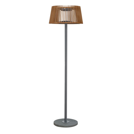 Mona Solar Floor Lamp - Teak or Rope