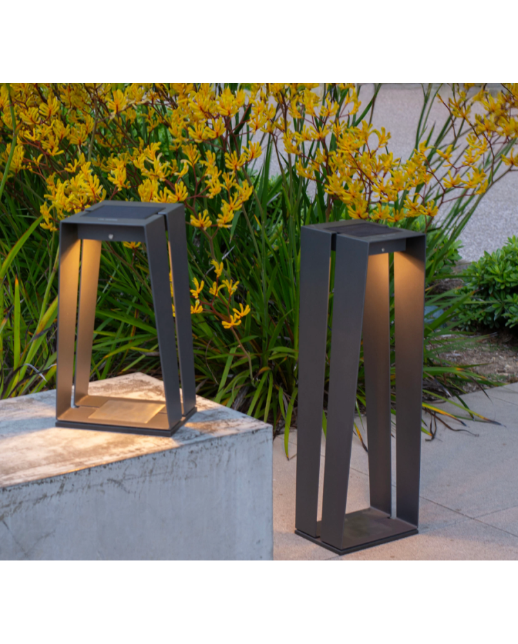 Skaal Solar Outdoor Light - Weathered Teak