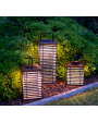 Tekura Solar Outdoor Light - Weathered Teak
