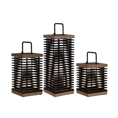 Tekura Solar Outdoor Light - Weathered Teak Tekura Solar Outdoor Light - Weathered Teak