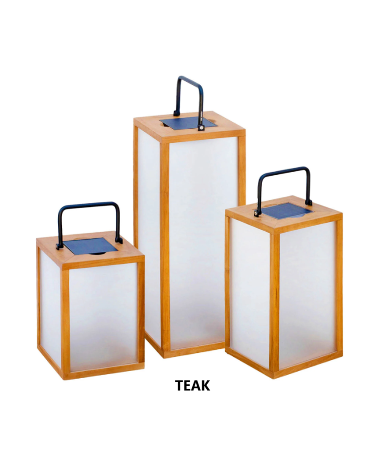 Tradition 2.0 Solar Outdoor Light - Teak