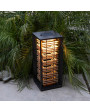 Yoko Outdoor Solar Lantern - Teak