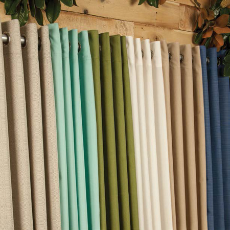 Sunbrella Outdoor Curtain with Grommets