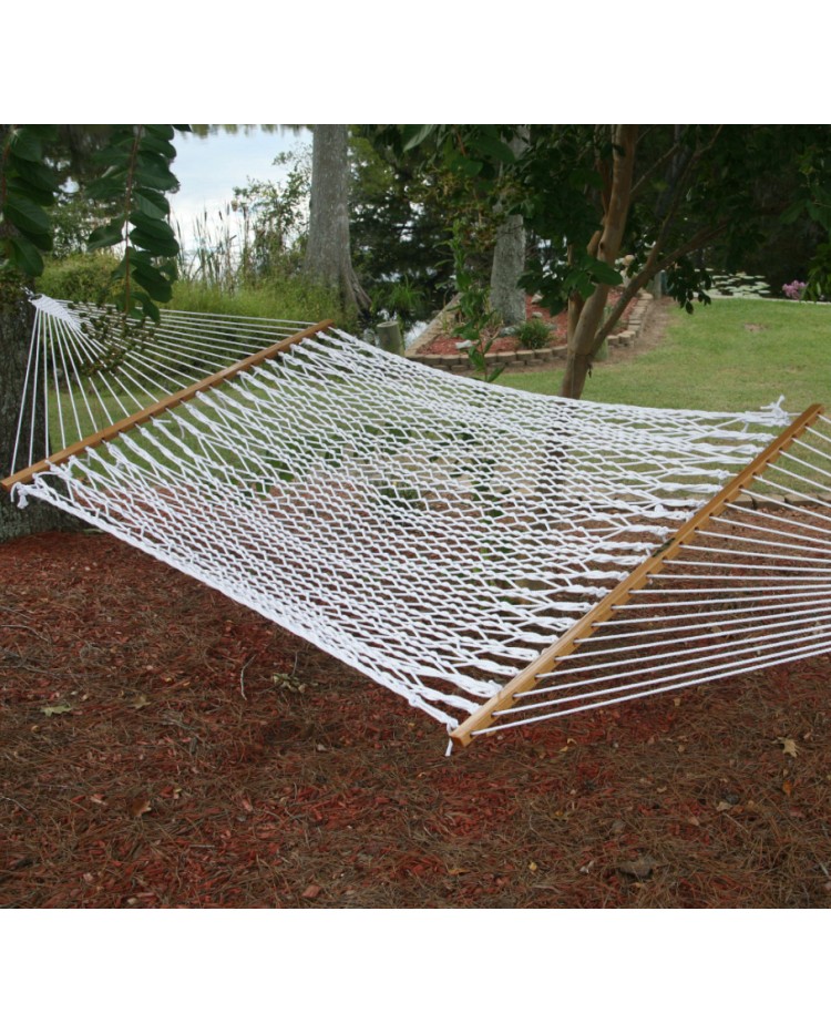 Pawleys Island DELUXE DuraCord® Rope Hammock  - White 