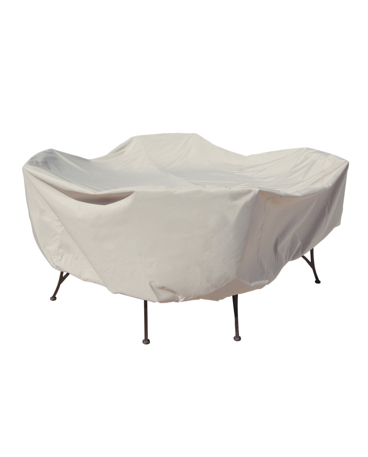 Treasure Garden Protective Furniture Cover - 48" Round Table and Chairs w/4 ties, elastic & spring cinch lock (no hole)