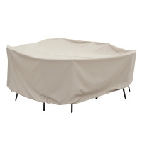 Treasure Garden Protective Furniture Cover - 60" Round Table and Chairs w/8 ties, elastic & spring cinch lock (no hole)